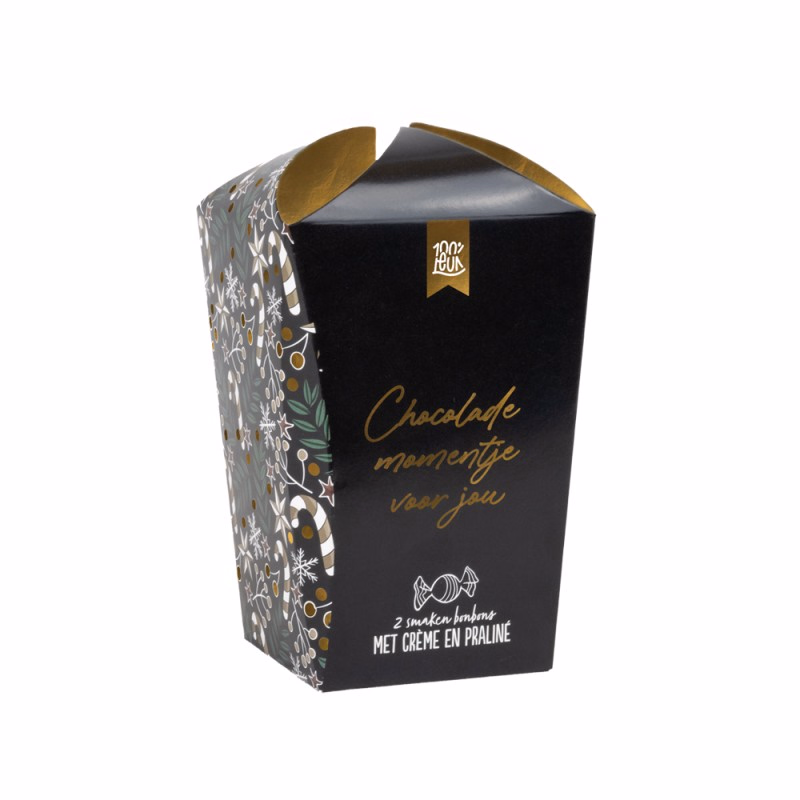 100% Leuk Bonbons 'Chocolade momentje voor jou' kerst - Verrasjelief