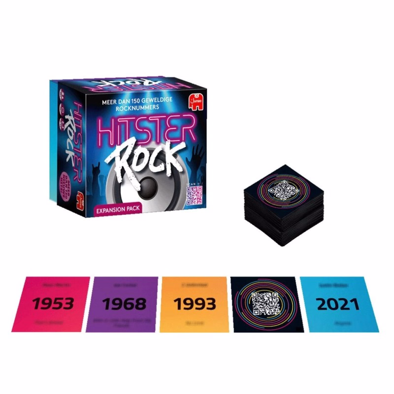 Hitster Rock uitbreiddingsset - Verrasjelief