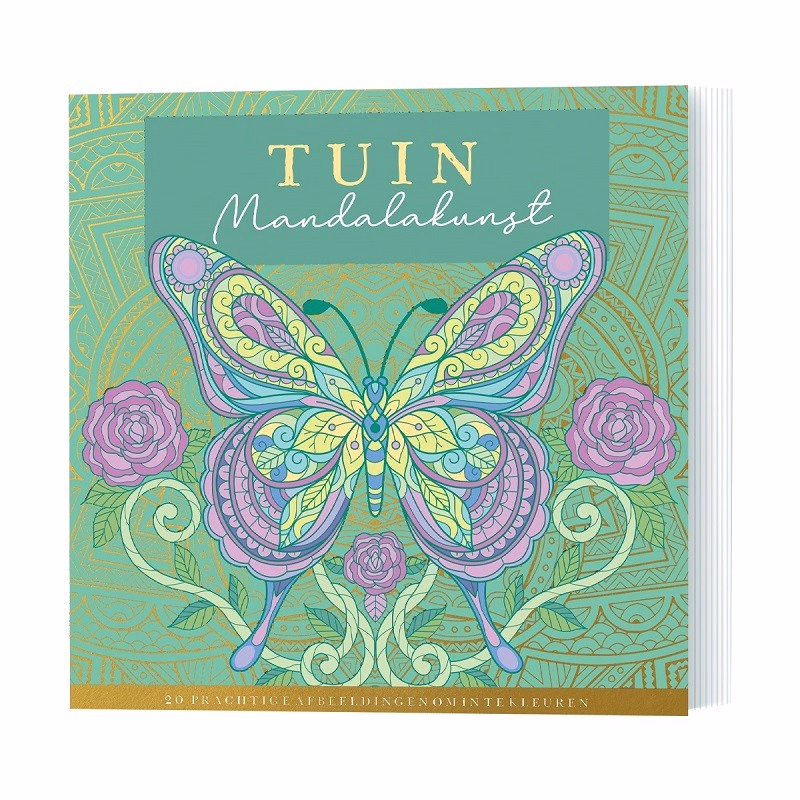 Kleurboek voor volwassenen Tuin Mandala Kunst - Verrasjelief