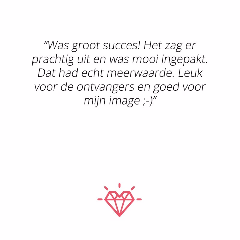Ambachtelijke chocolade met tekst