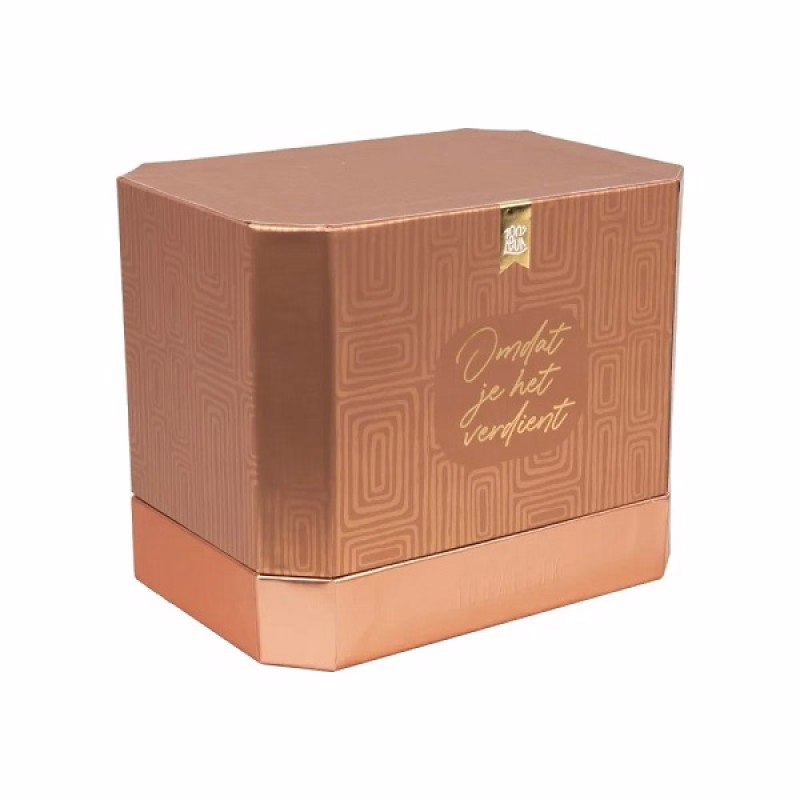 100 % Leuk Luxe Relaxmomenten Box 'Omdat je het verdient'