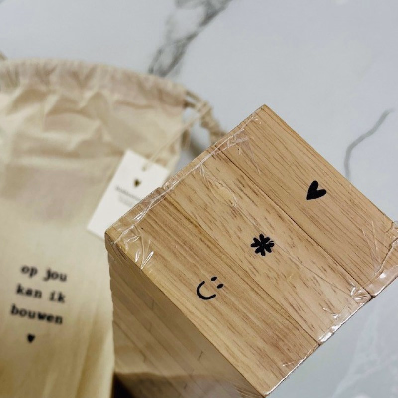 Zusss houten spelletje 'Op jou kan ik bouwen'