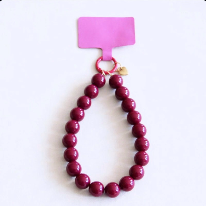 Telefoonkoord met XL kralen - Verrasjelief