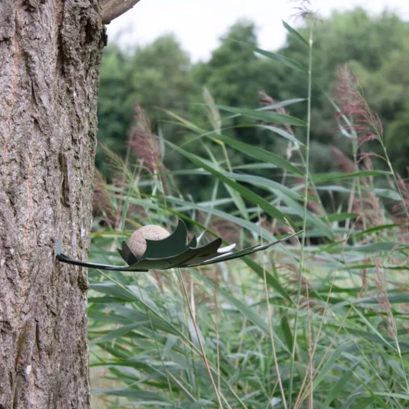 Vogelvoederschaal Leaf Me - Groen - Verrasjelief