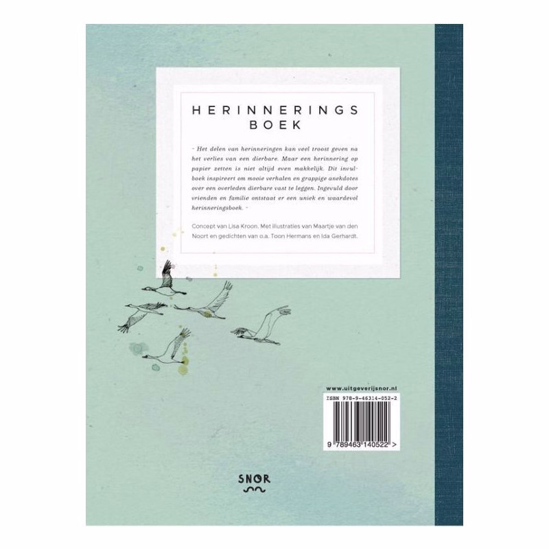 Herinneringsboek, invulboek om dierbare herinneringen vast te leggen - Verrasjelief