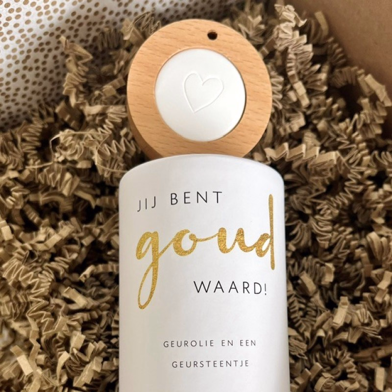 Cadeaupakket "Jij bent goud waard" - Verrasjelief