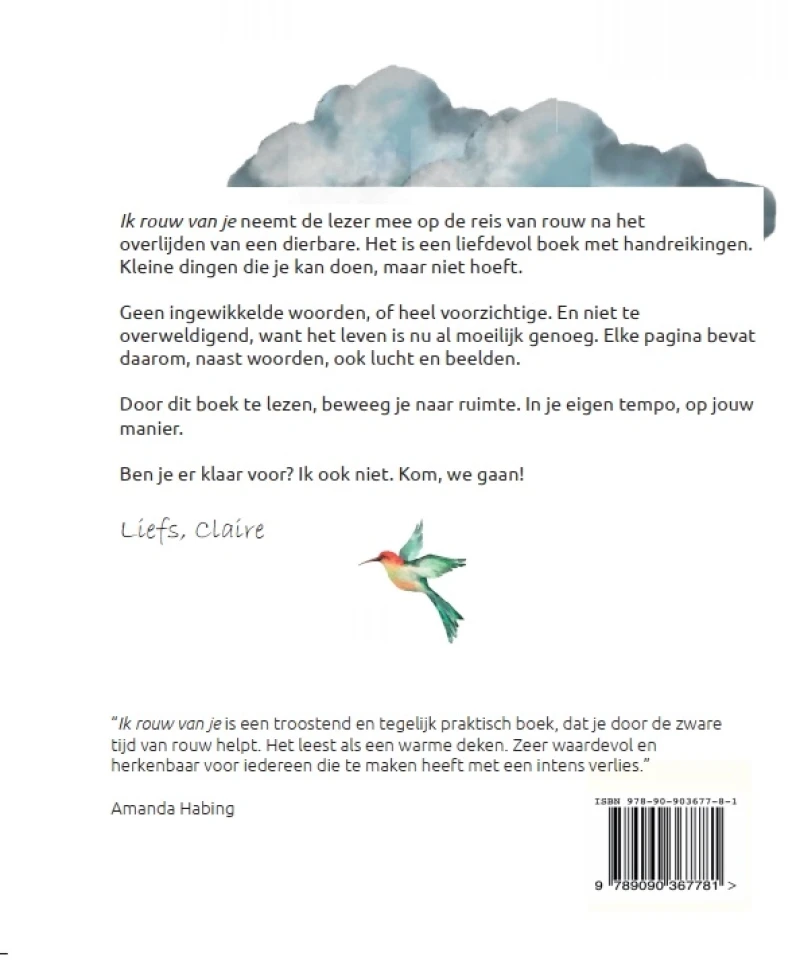 Ik ROUW van je - liefdevol boek over verlies