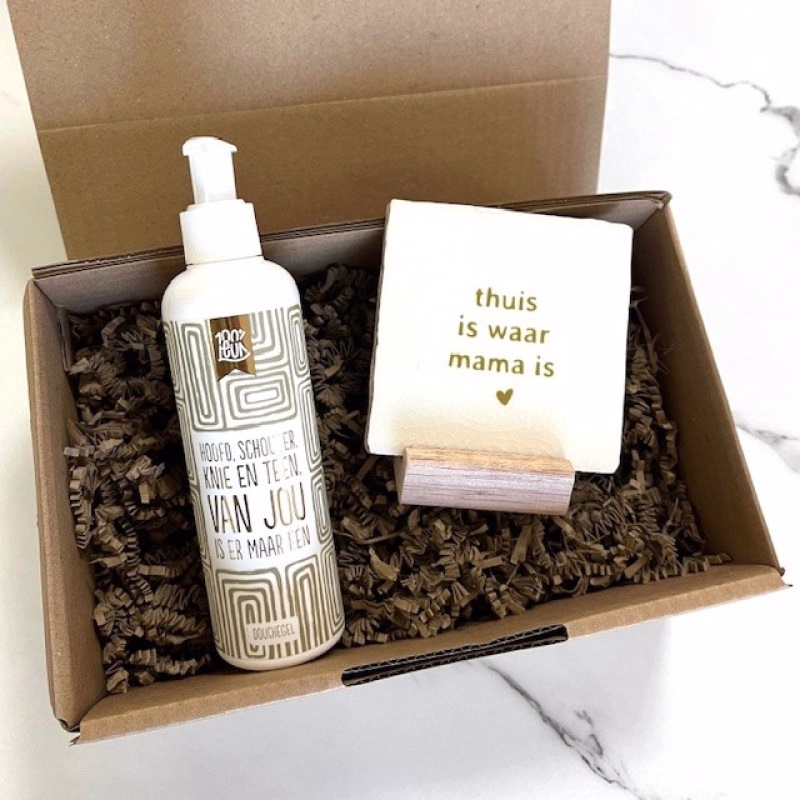Cadeaupakket - Thuis is waar mama is - Verrasjelief