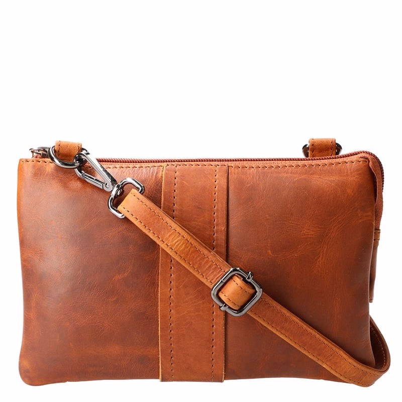 Leren crossbody 'Festival Tasje'
