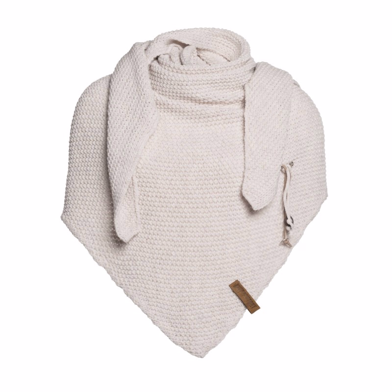 Knitfactory Coco omslagdoek Beige - Verrasjelief