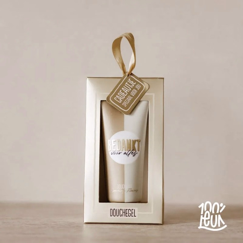 100% Leuk: 'Bedankt voor Alles' douchegel - Verrasjelief