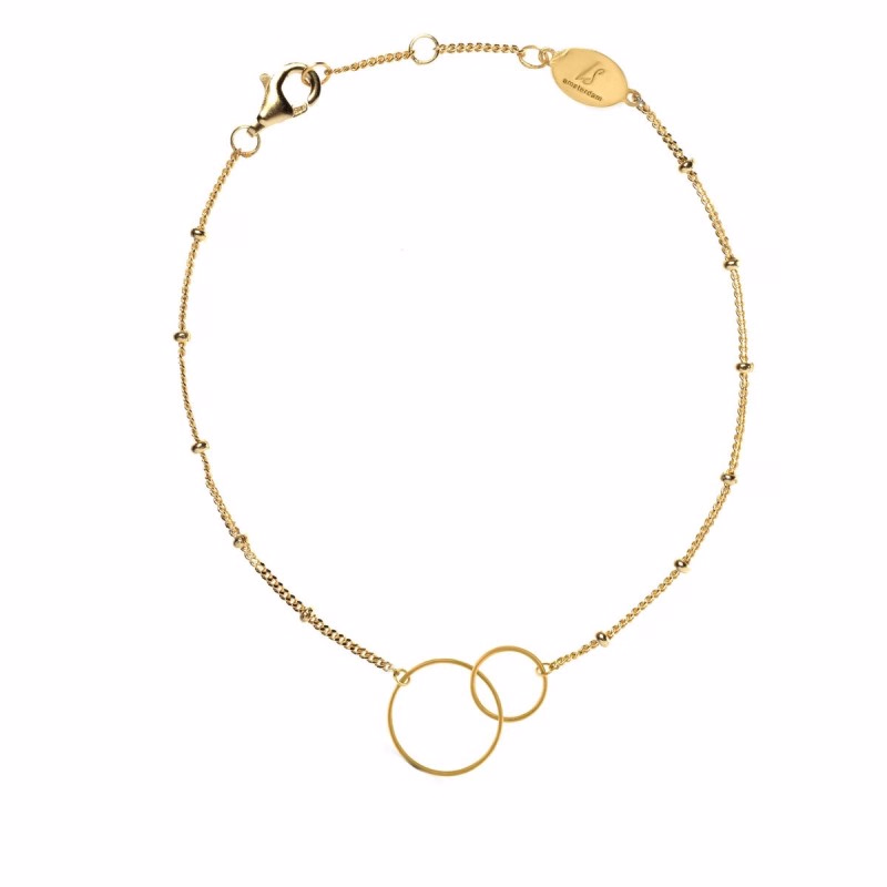 Verguld armbandje connected - Verrasjelief