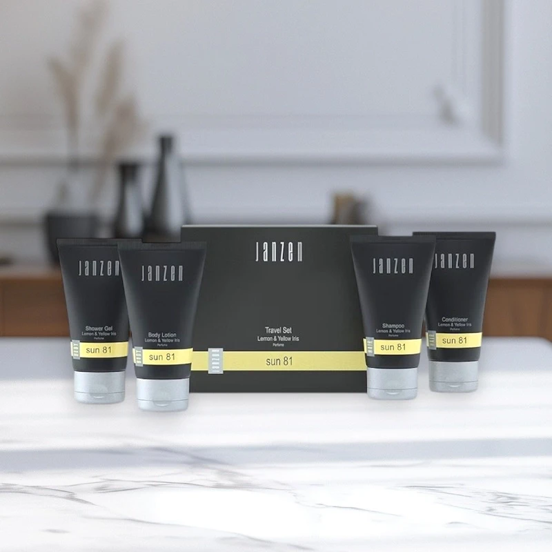 Janzen luxe Travel Sets 'Orange 77' of 'Sun 81'