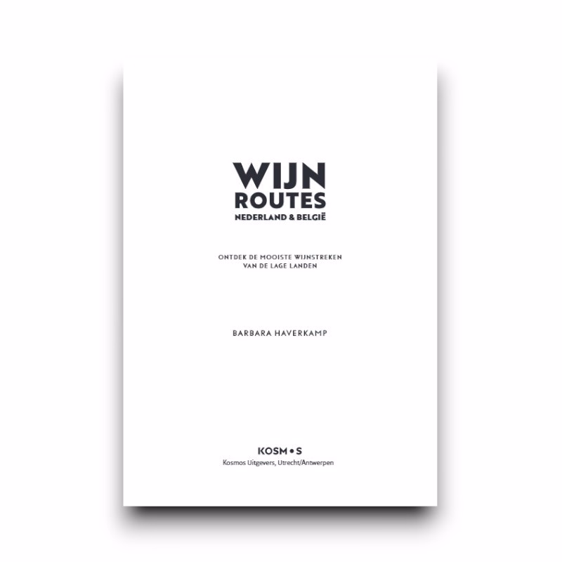 Boek 'Wijnroutes Nederland & België'