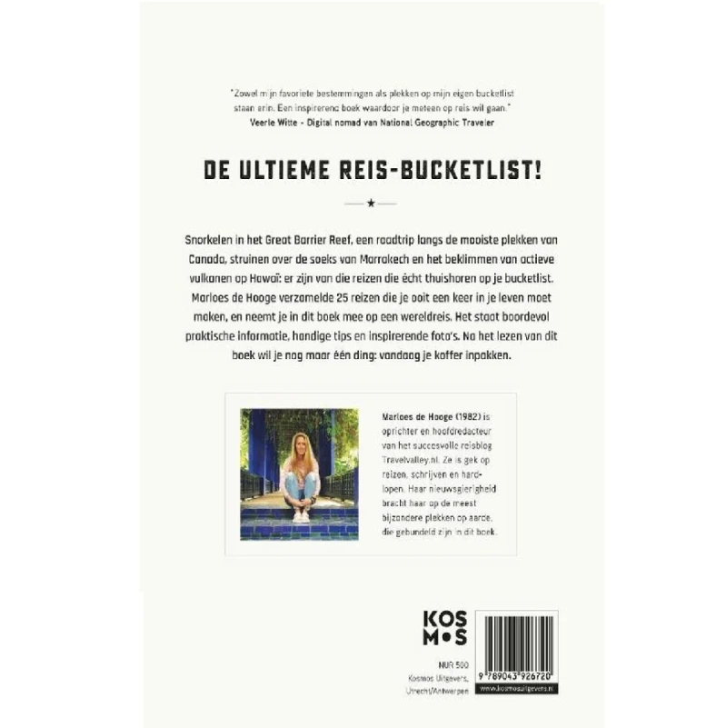 Boek Bucketlist Reizen