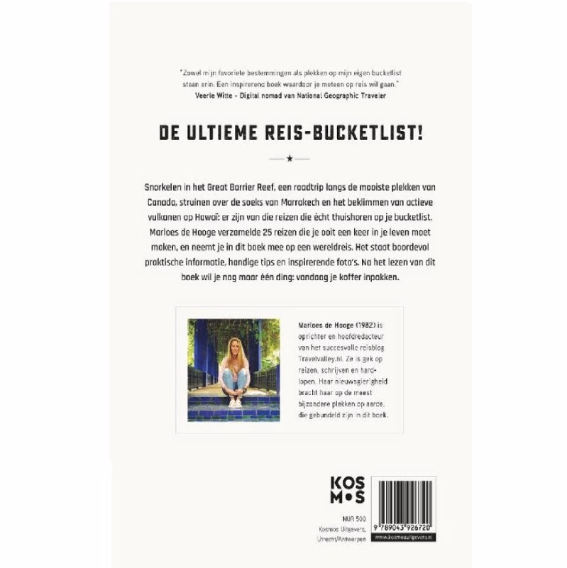 Boek Bucketlist Reizen - Verrasjelief
