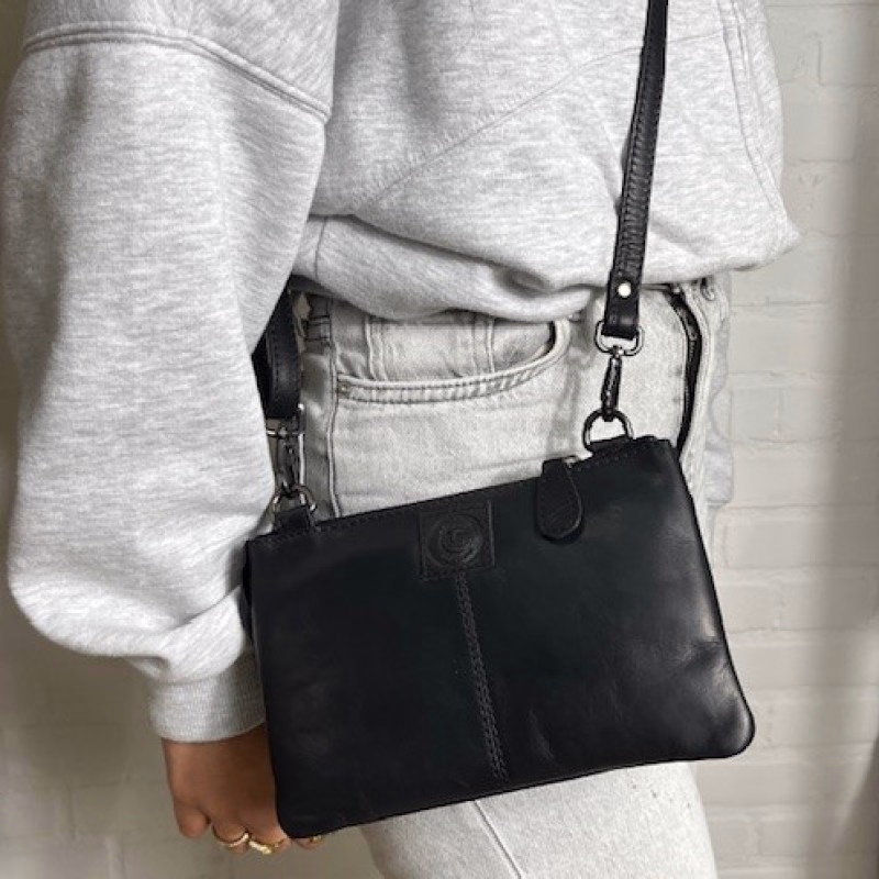 Leren crossbody 'Festival Tasje'