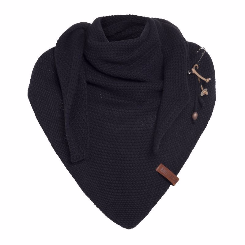 Knitfactory Coco omslagdoek Navy Blauw - Verrasjelief