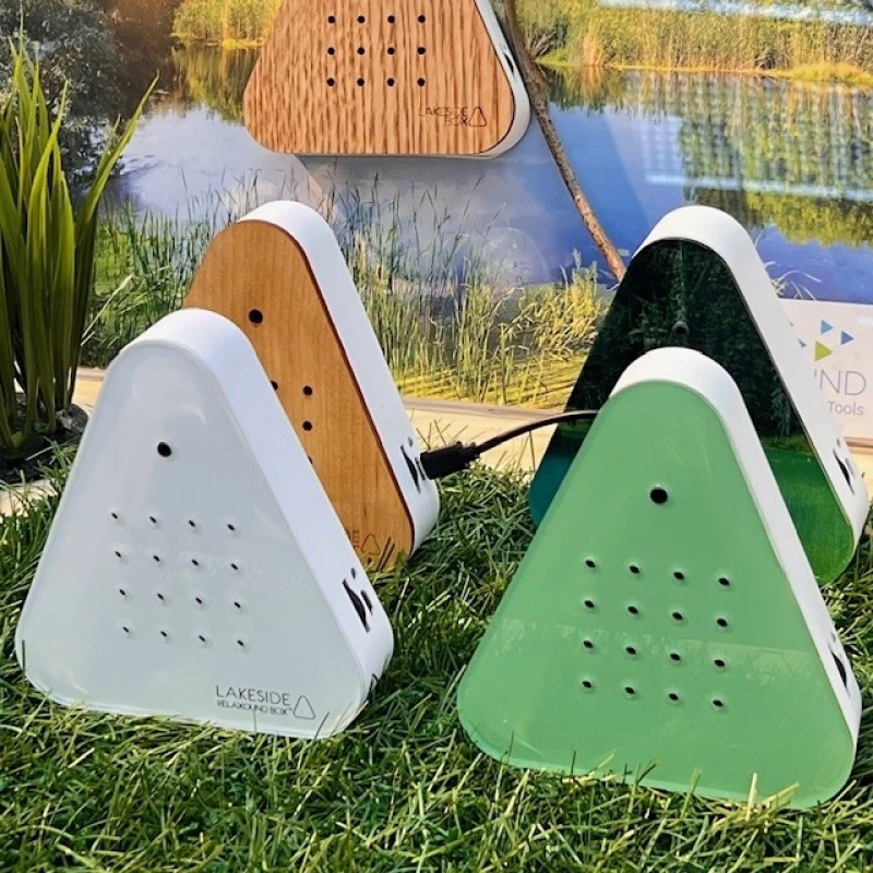 Lakesidebox 'vogelhuisjes' met vogel- en natuurgeluiden en bewegingssensor
