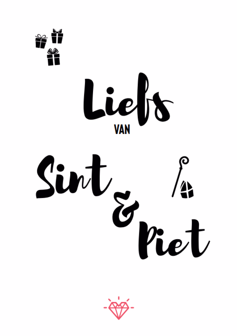 Kaartje Liefs Sint & Piet - Verrasjelief