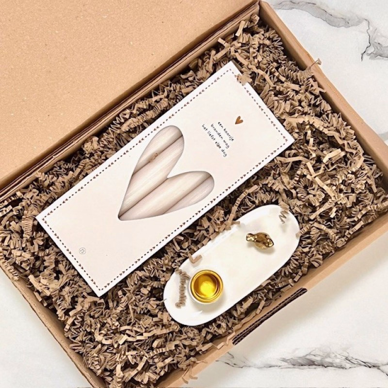 Cadeaupakket - Een kaarsje voor jou - Verrasjelief