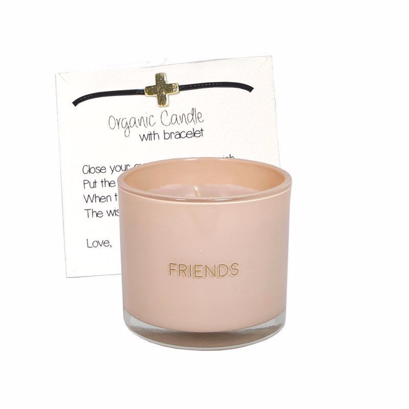 Sojakaars 'Friends' met lief wens-armbandje