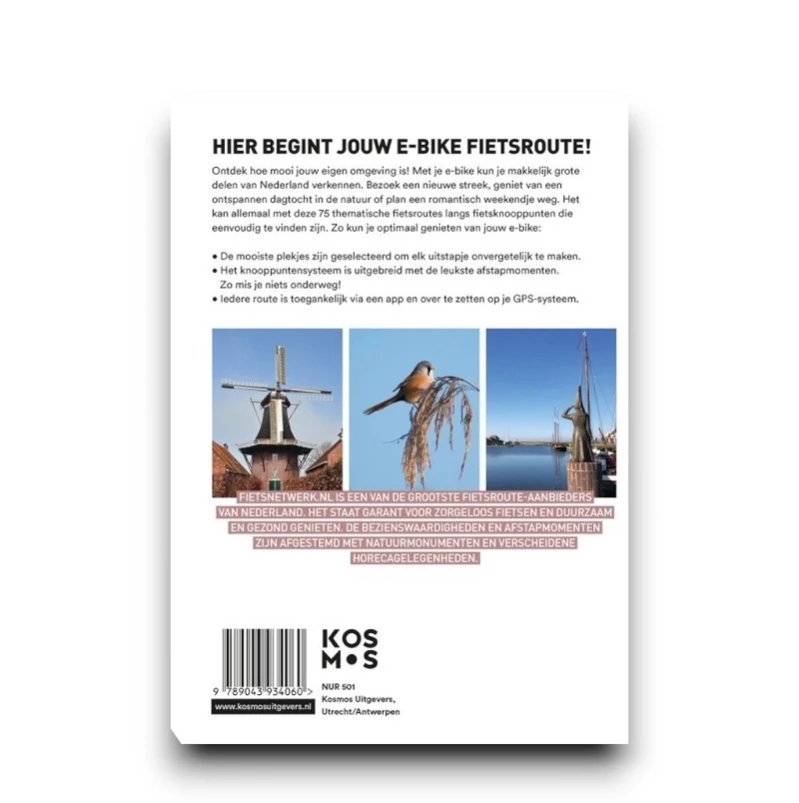 Boek 75 Leuke E-Bike Routes Door Nederland