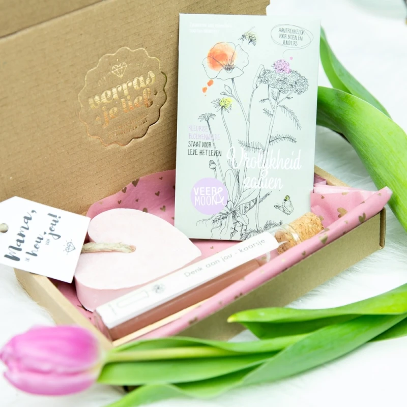 Brievenbus Giftset 'Vrolijkheidje'