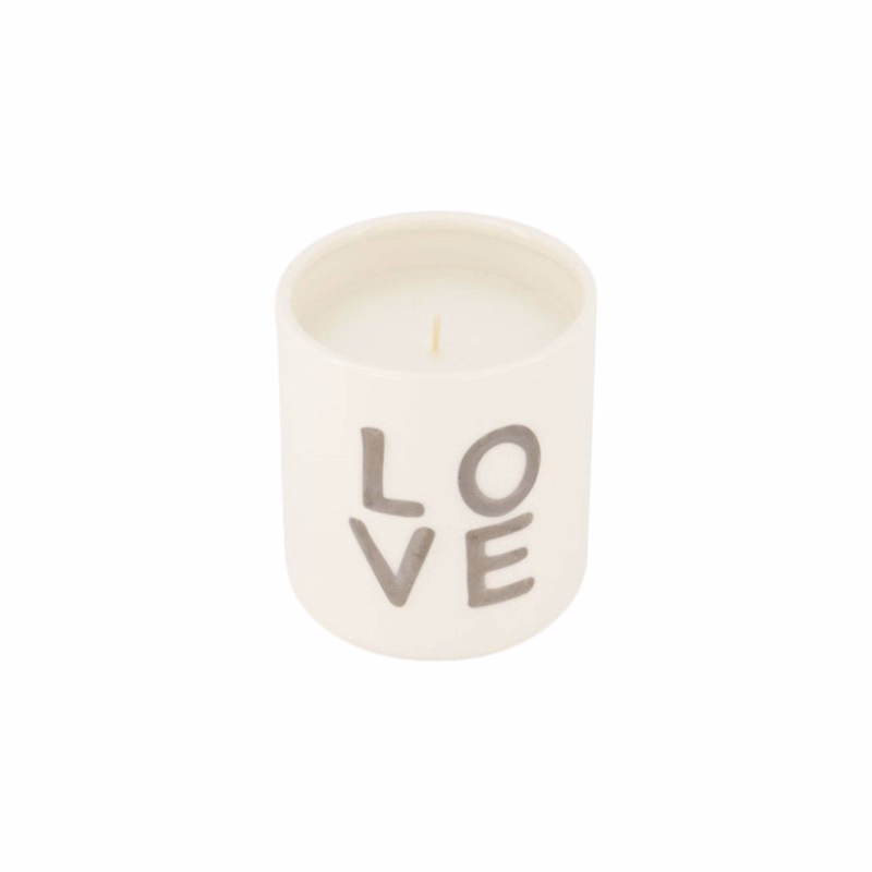 Zusss set van 2 geurkaarsen 'LOVE' en 'hartje' - Verrasjelief