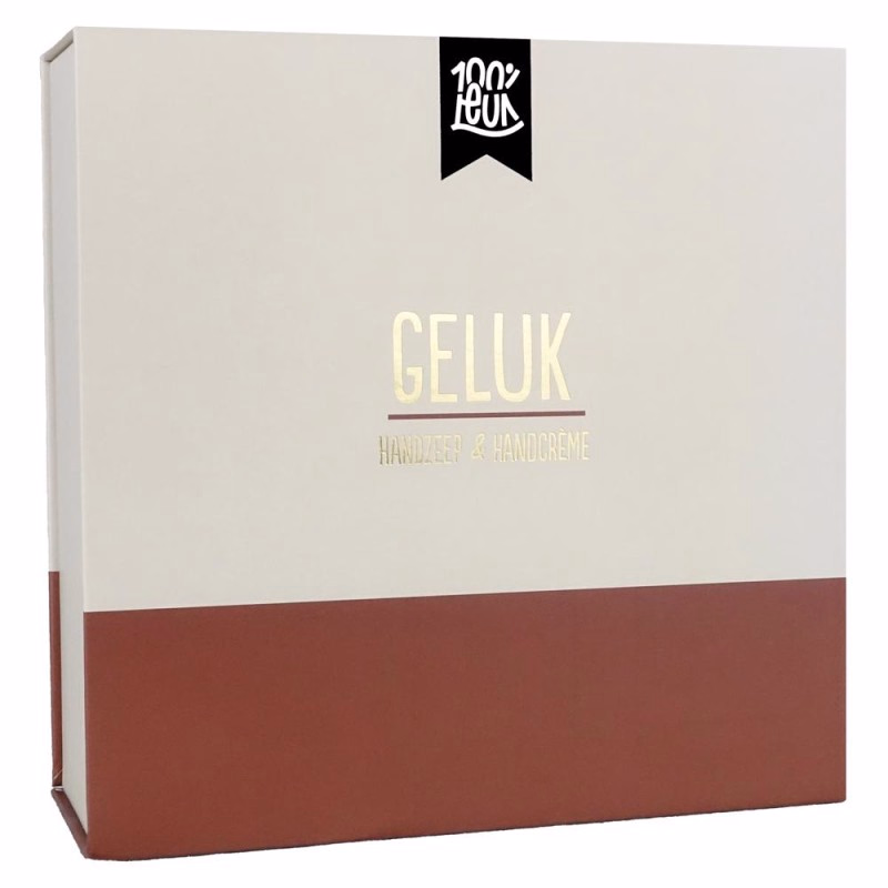100 % Leuk Luxe Cadeaubox 'Geluk zit in kleine dingen' - Verrasjelief