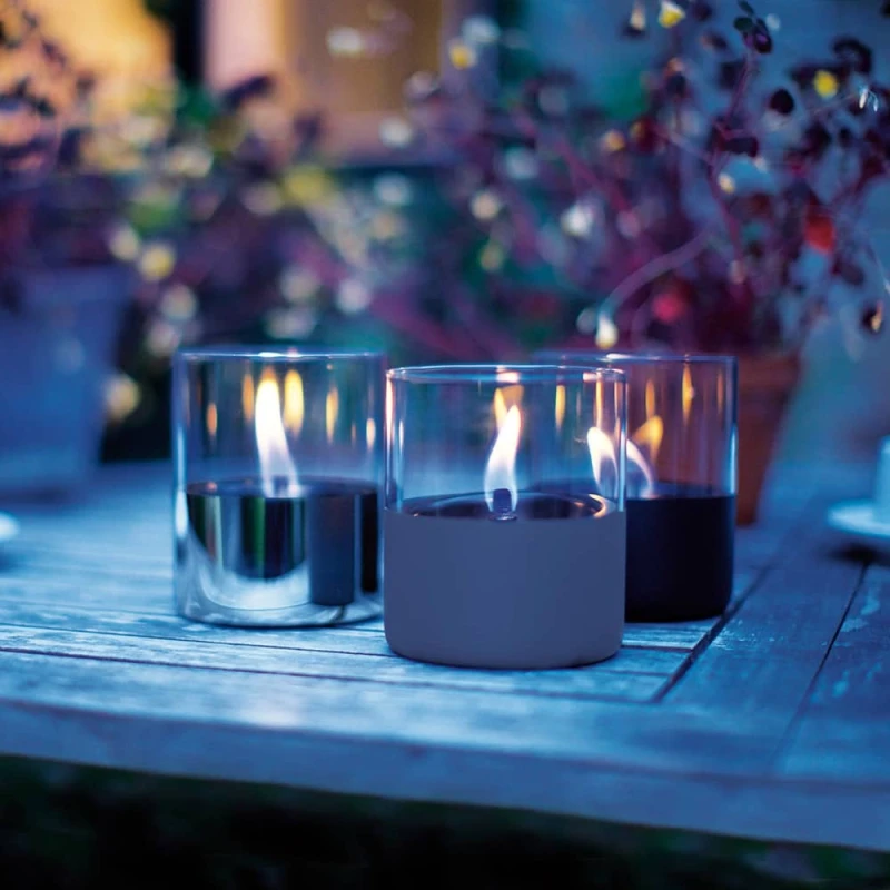 Tafelhaard Tenderflame mini in giftbox met vulling in zilver, goud, zwart, wit of copper