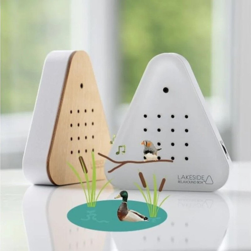Lakesidebox 'vogelhuisjes' met vogel- en natuurgeluiden en bewegingssensor