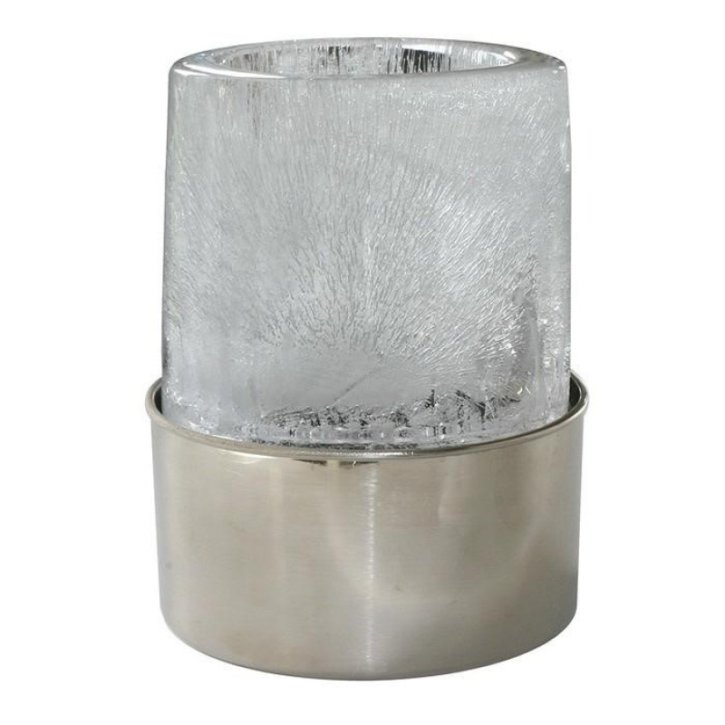 Prachtige en handige ijskoeler 'Nice cooler' in zilverkleur
