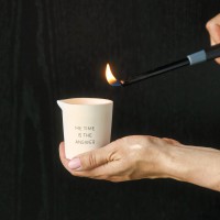 Massagekaars met leuke teksten