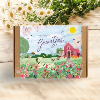 Vrolijke zaadbommetjes met kleurrijke groetjes!