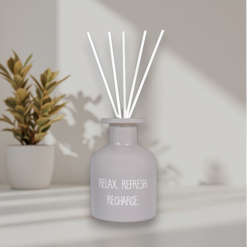 Relax, Refresh, Recharge Geurstokjes voor in huis