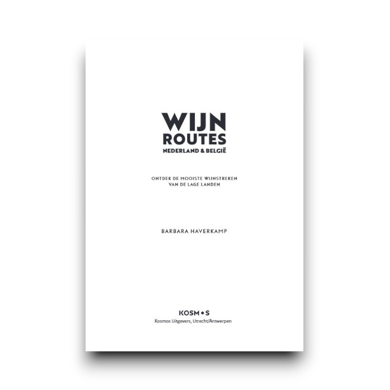 Boek 'Wijnroutes Nederland & België'