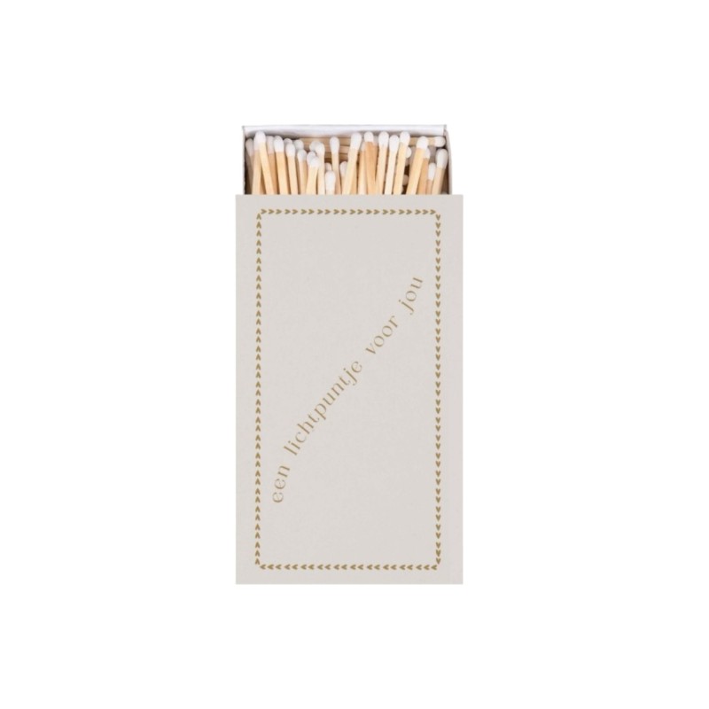 Zusss giftset 'Een lichtpuntje voor jou' met kaars en lucifers