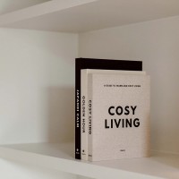 Decoratief linnen opbergboek 'Cosy Living' of 'Soft Shades'